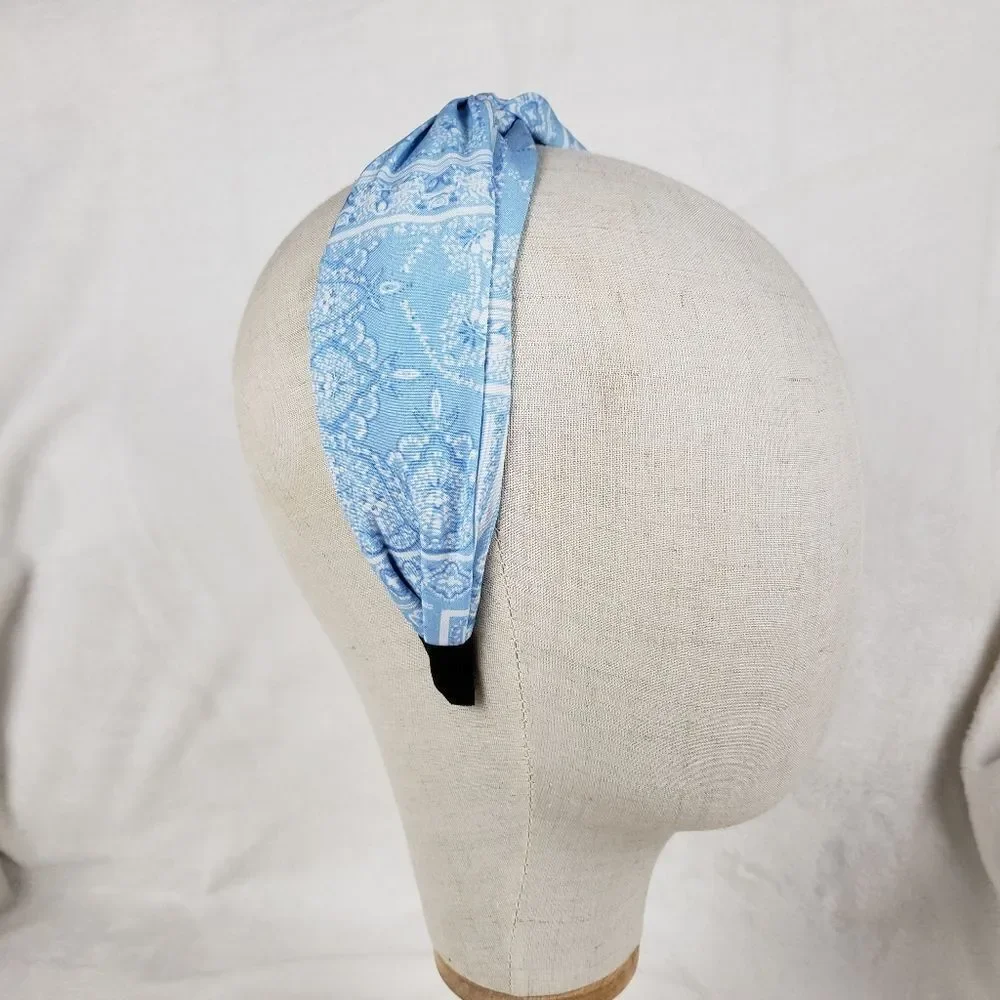 Bandana Print Wide Band Headband